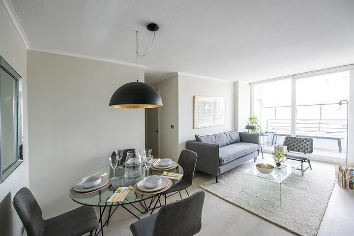 Arriendo de departamento en San Miguel 2 dormitorios y 2 baños en Parque Toledo