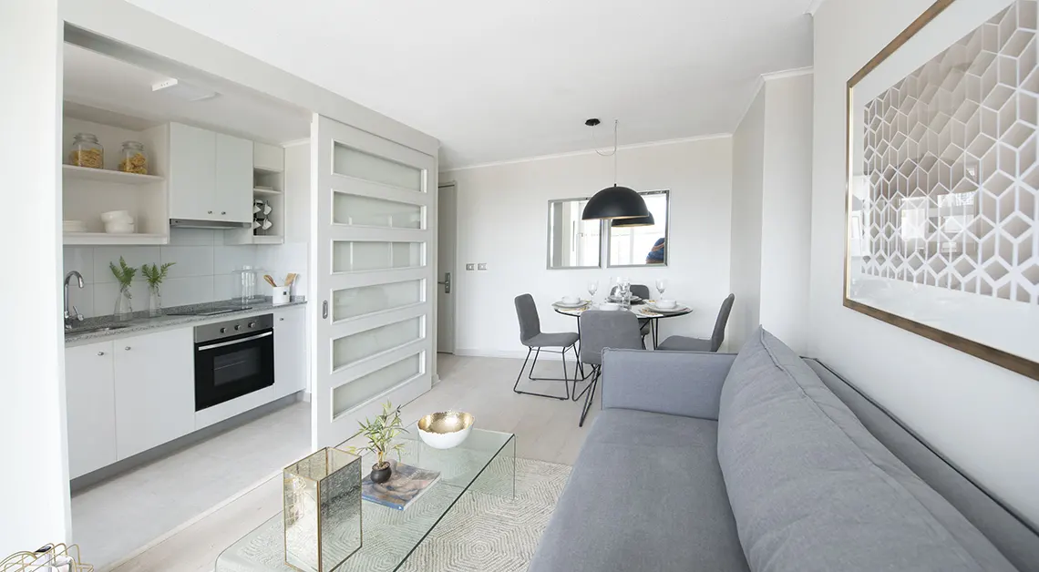 Arriendo de departamento en San Miguel 2 dormitorios y 2 baños en Parque Toledo