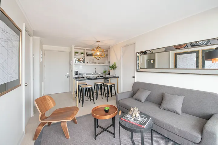 Arriendo de departamento en San Miguel 2 dormitorios y 2 baños  en Parque Toledo