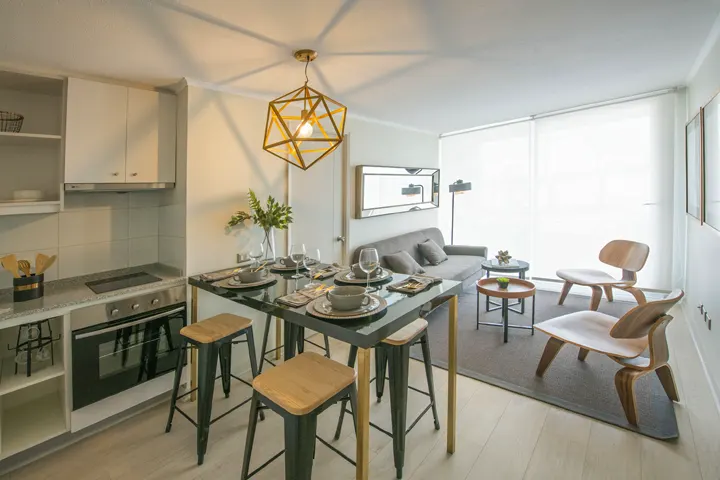 Arriendo de departamento en San Miguel 2 dormitorios y 2 baños en Parque Toledo