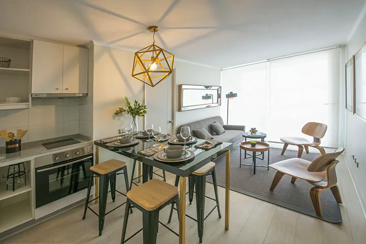 Arriendo departamento San Miguel 2 dormitorios + 2 baños C con estacionamiento  en Parque Toledo