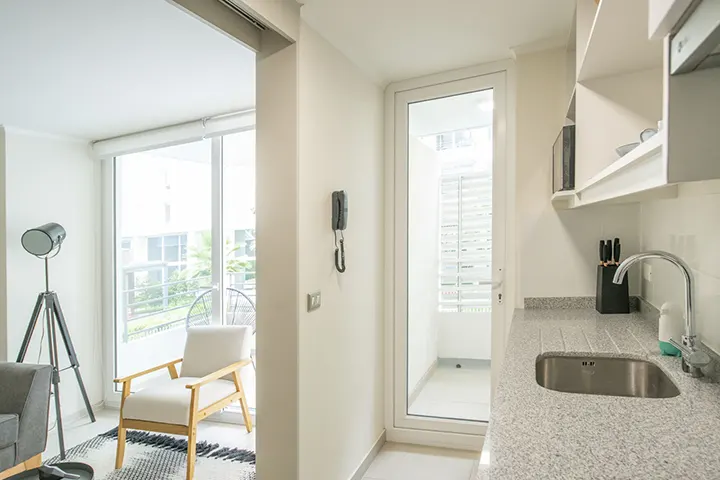 Arriendo de departamento en San Miguel 2 dormitorios 2 baños tipo D en Parque Toledo