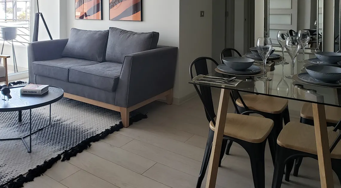 Arriendo de departamento en San Miguel 3 dormitorios y 2 baños