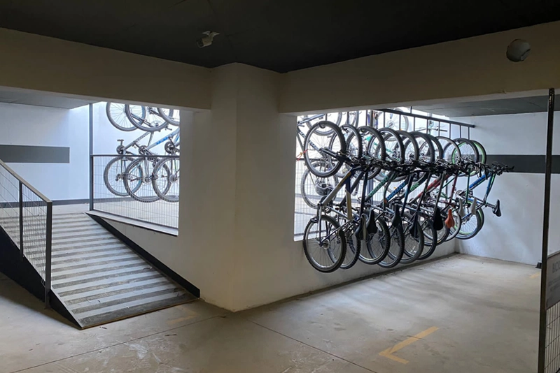 Bicicletero Subterráneo - Parque Toledo